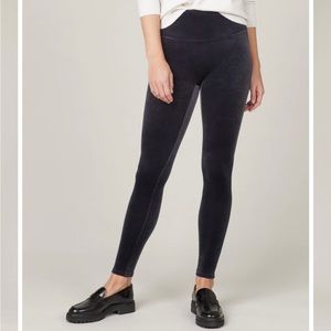 Spanx Velvet Leggings, Classic Navy